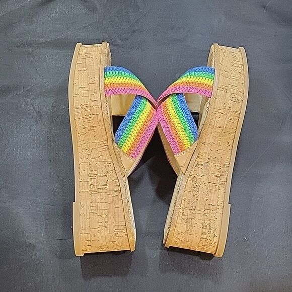 BRAND NEW JESSICA SIMPSON ELIZA CROCHET PLATFORM SANDAL S2 - Picture 10 of 16